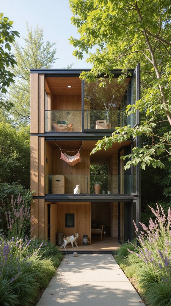 safe outdoor space for cats