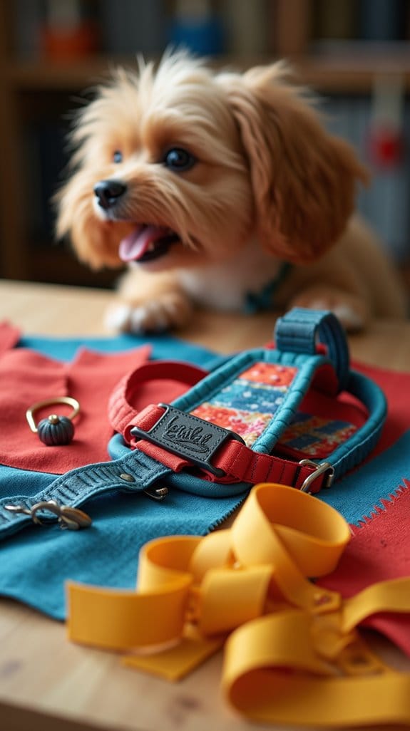 sew a customized dog harness