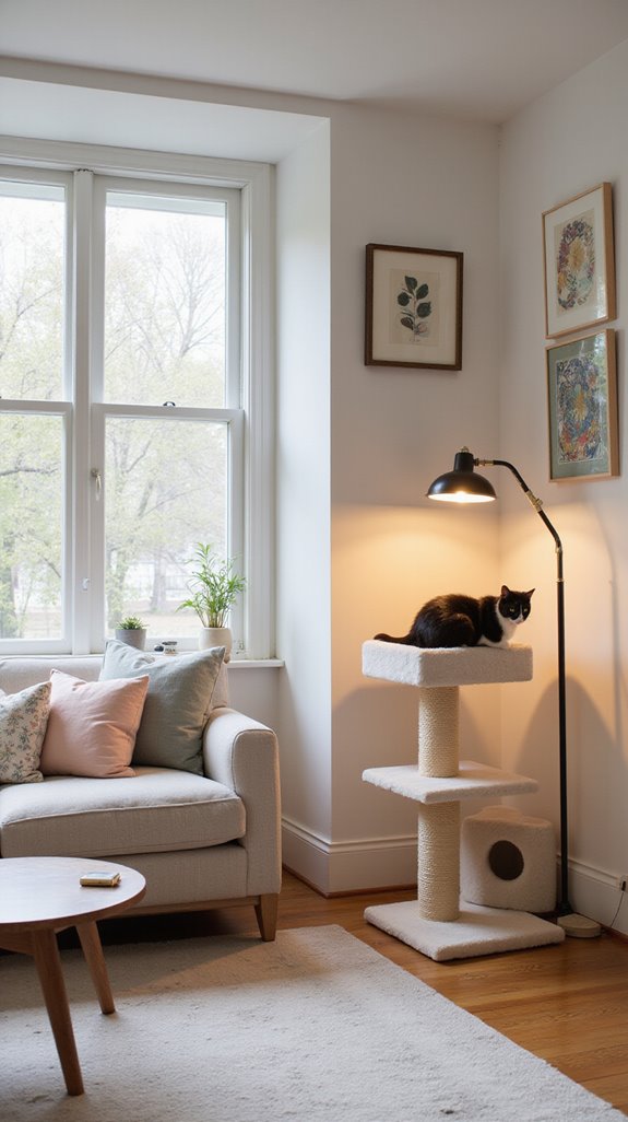 stylish and functional cat condos