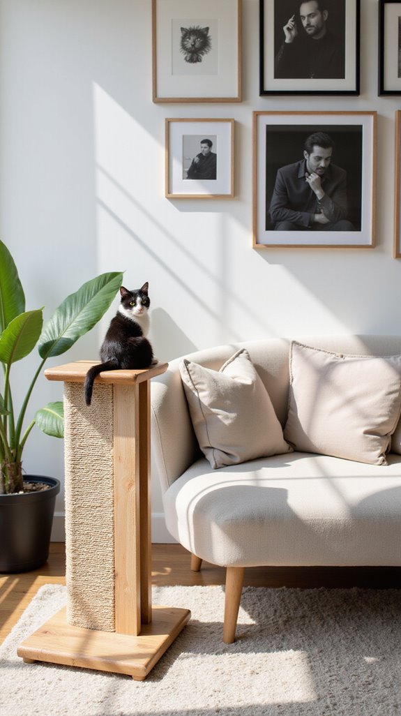 stylish cat scratching posts