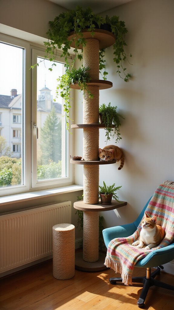 stylish cat toys decor