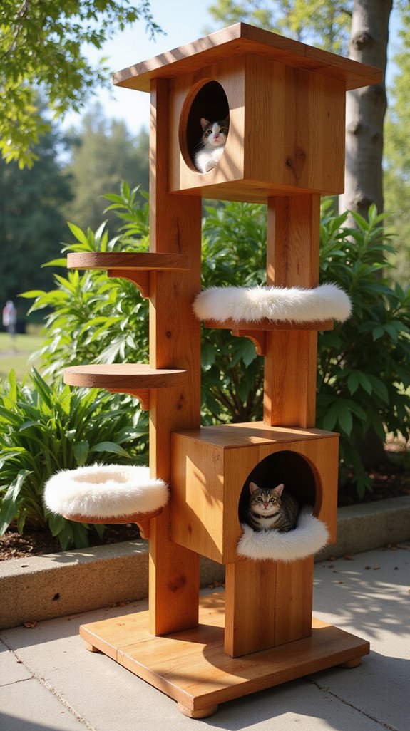 stylish cat tree selection