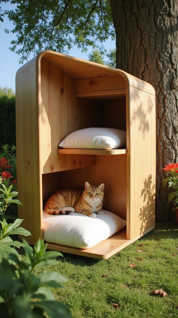 stylish collapsible cat hideaway