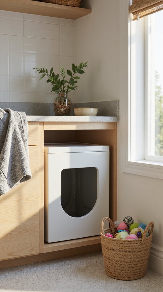stylish litter box decor