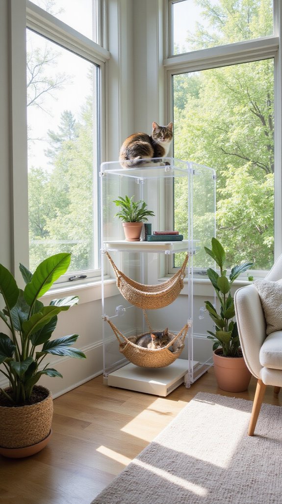 stylish safe cat enclosures