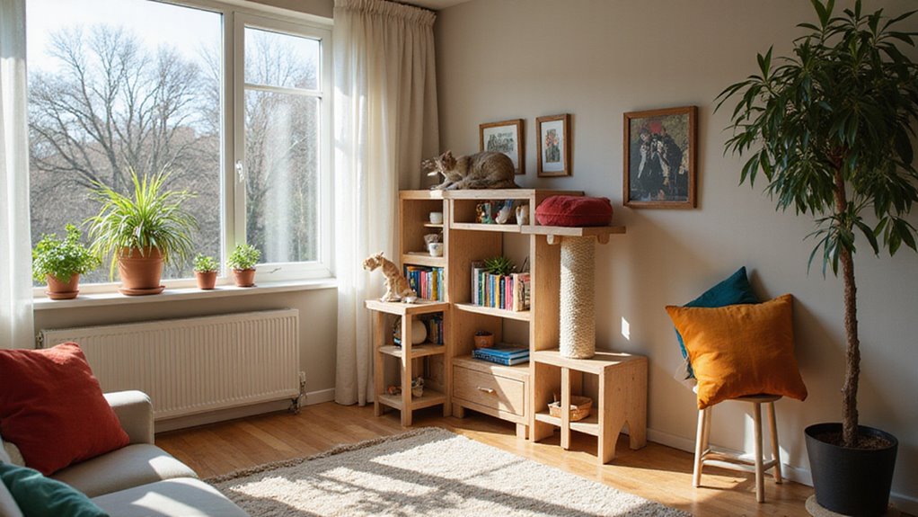 stylish spaces for cats