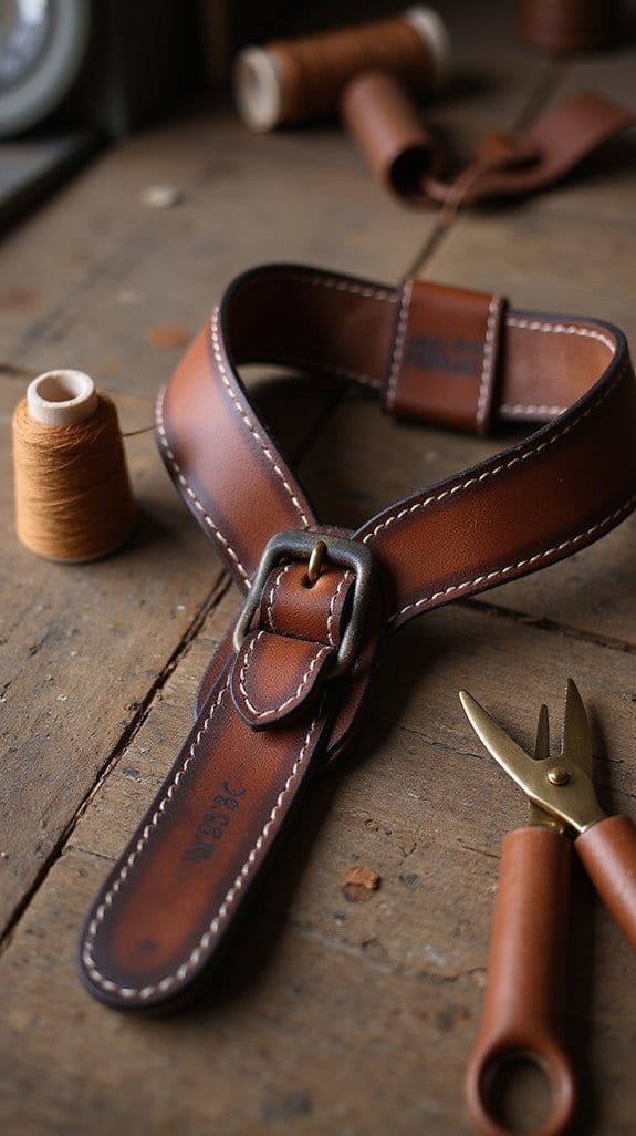 timeless rustic leather harness