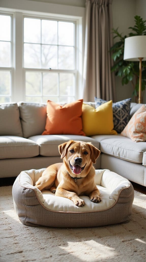 trendy memory foam dog beds