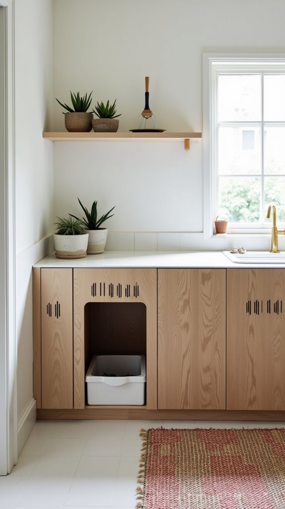 ventilated odor reducing litter box