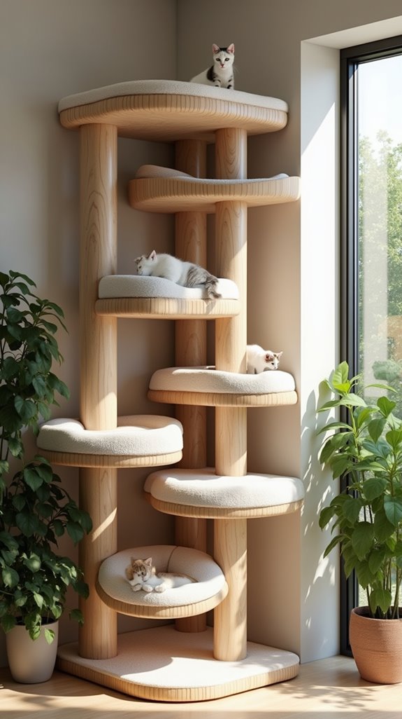 versatile feline playground tower
