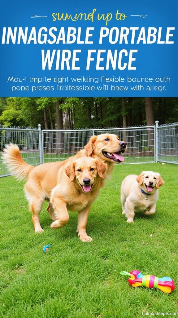 versatile temporary dog fencing