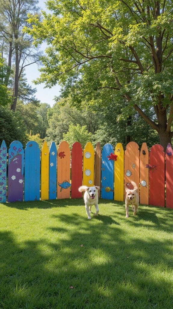 vibrant backyard statement piece