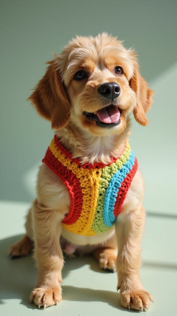 vibrant handcrafted retro harness