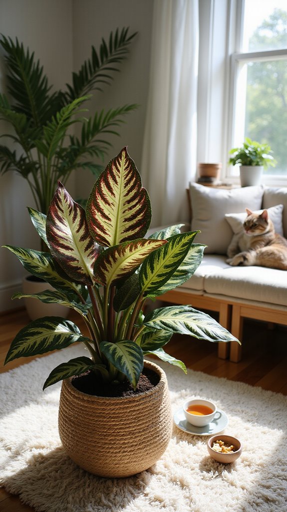 vibrant non toxic houseplants for cats