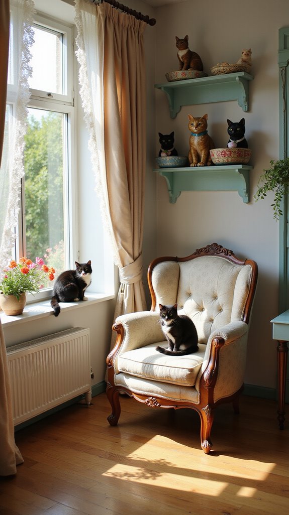 vintage elegance for cats