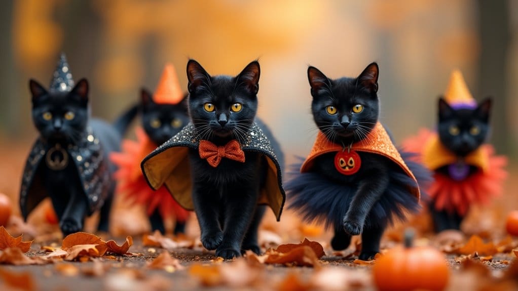 bewitching black cat costumes