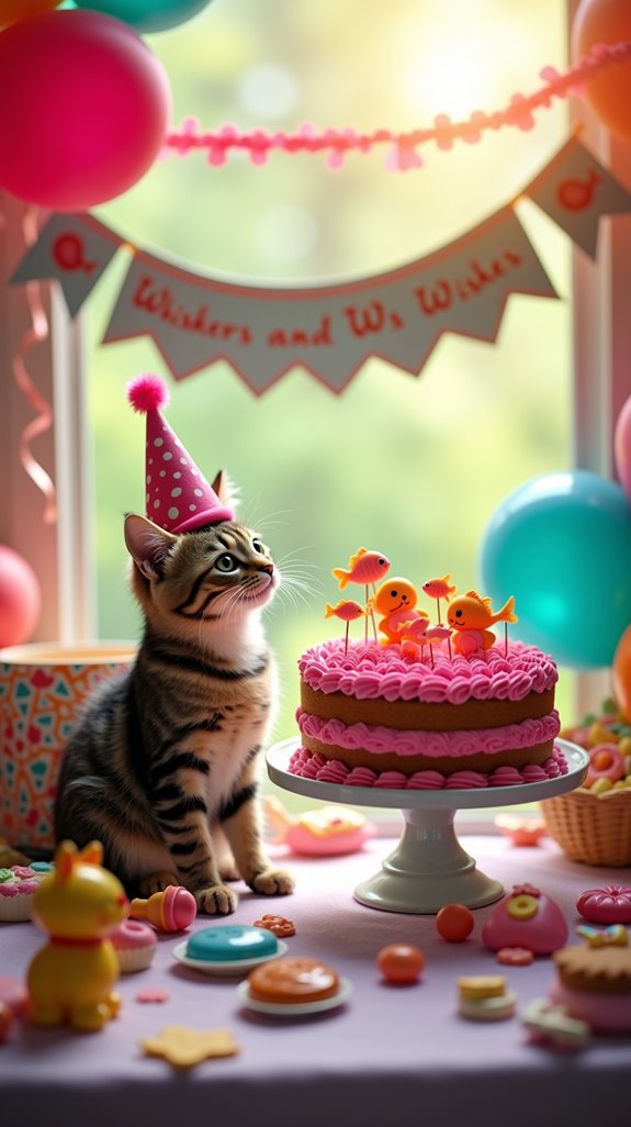 cat themed birthday celebration ideas