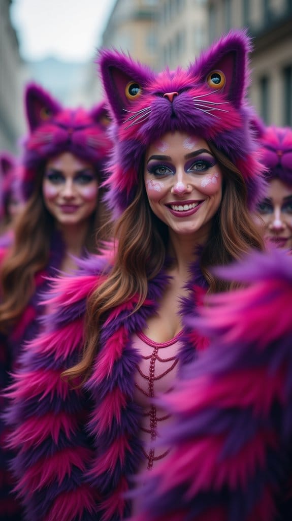 cheshire cat makeup transformation