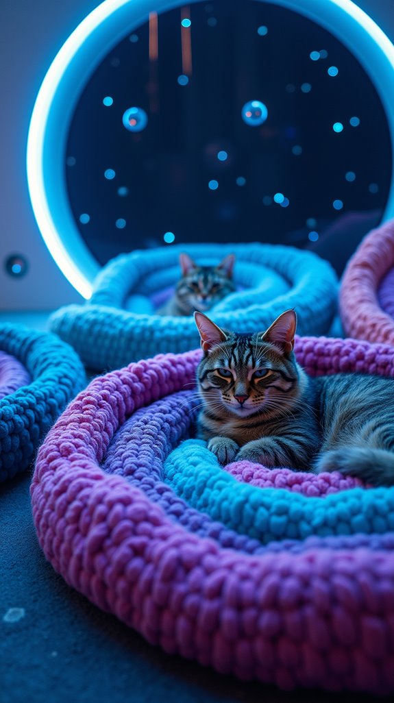 cosmic comfort for cats