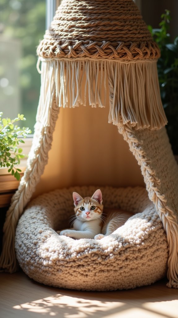 cozy bohemian cat haven