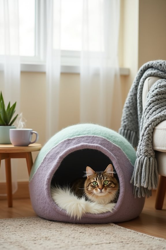 cozy diy cat den