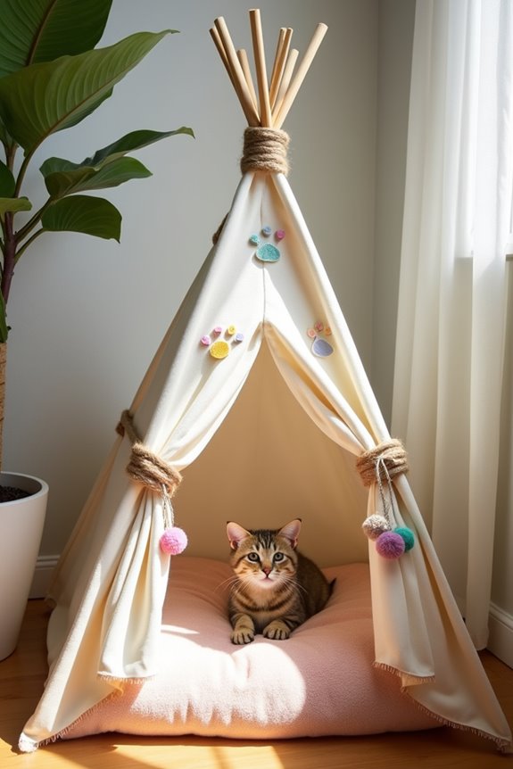 cozy diy cat hideaway
