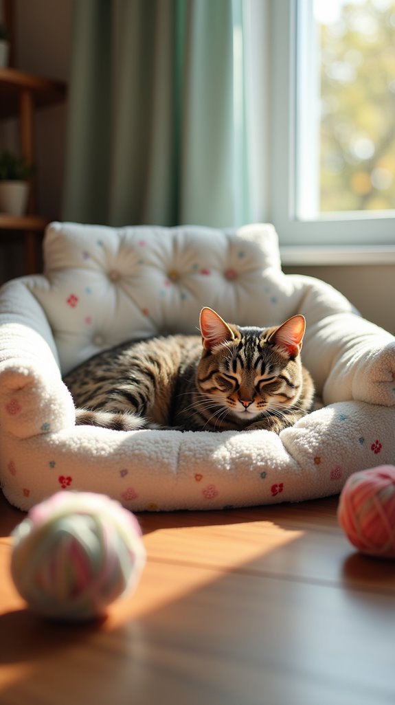 cozy mattress style cat bed