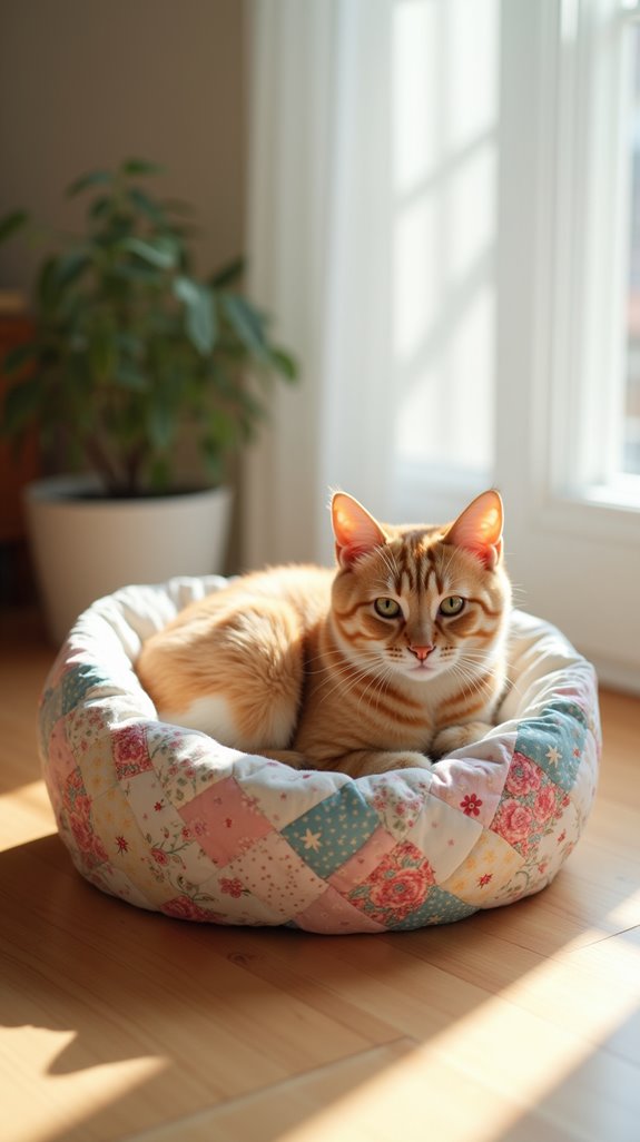 cozy quilted cat sanctuary