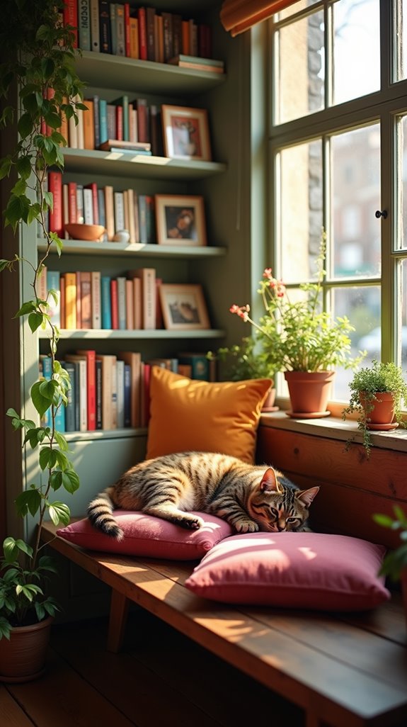 cozy reading nooks created