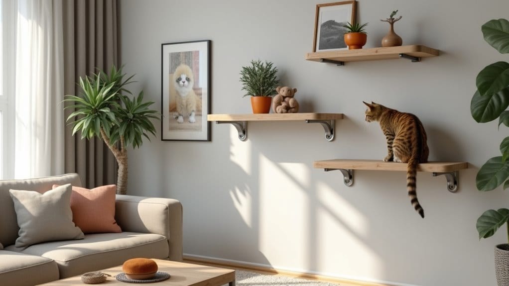 creative cat climbing structures