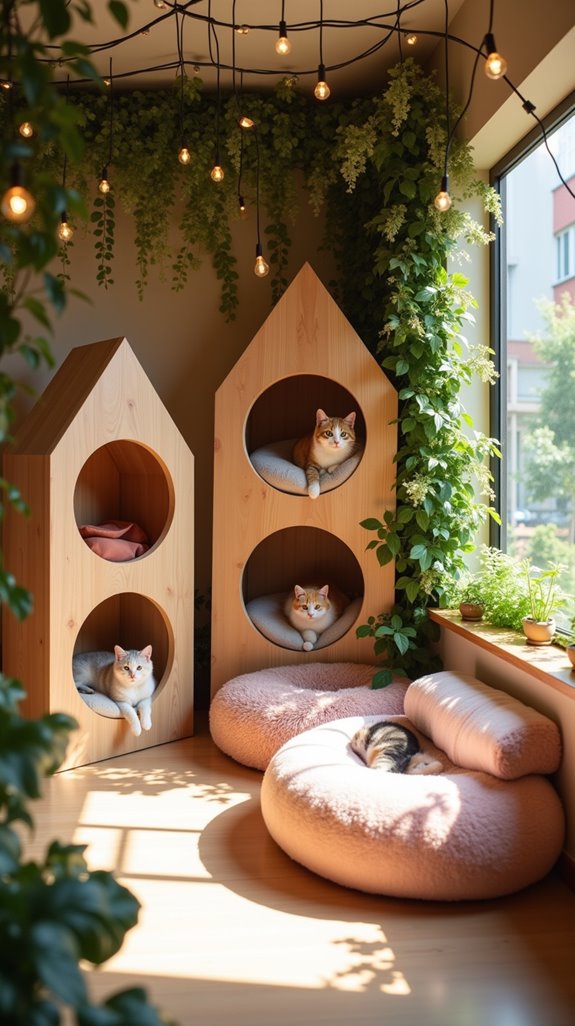creative cat enclosure designs