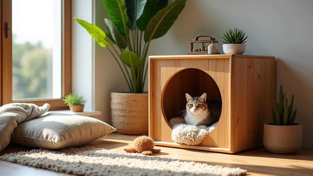 creative indoor cat houses