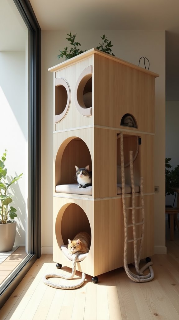 creative multi use cat furniture