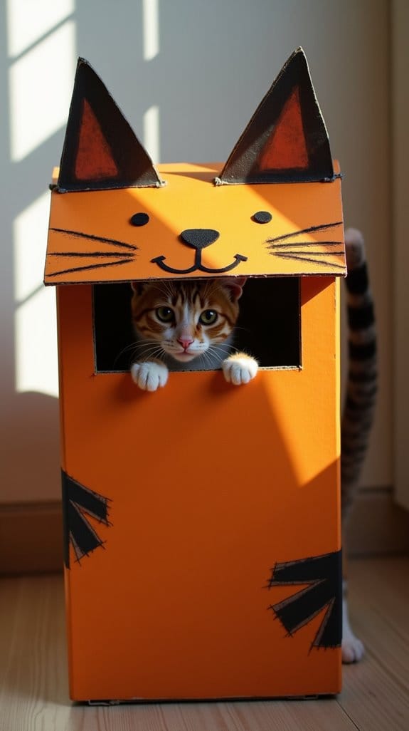 diy boxy cat costume