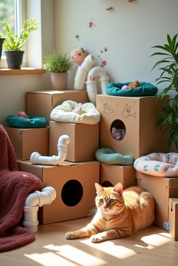 diy cat hiding spots