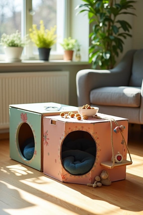 diy cat tunnel hideaway