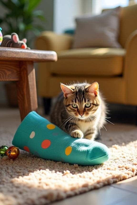 diy catnip sock toy