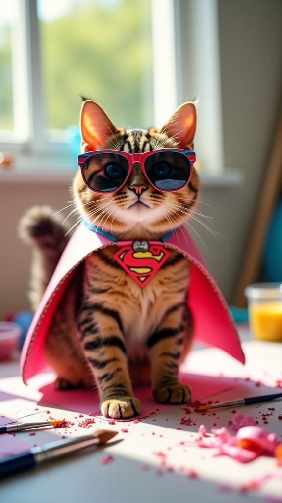 diy cool cat sunglasses