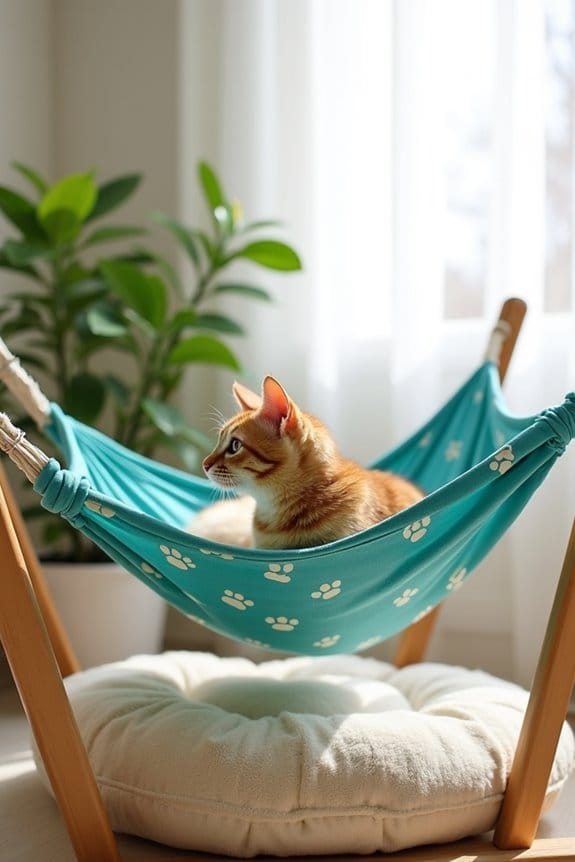 diy cozy cat hammock