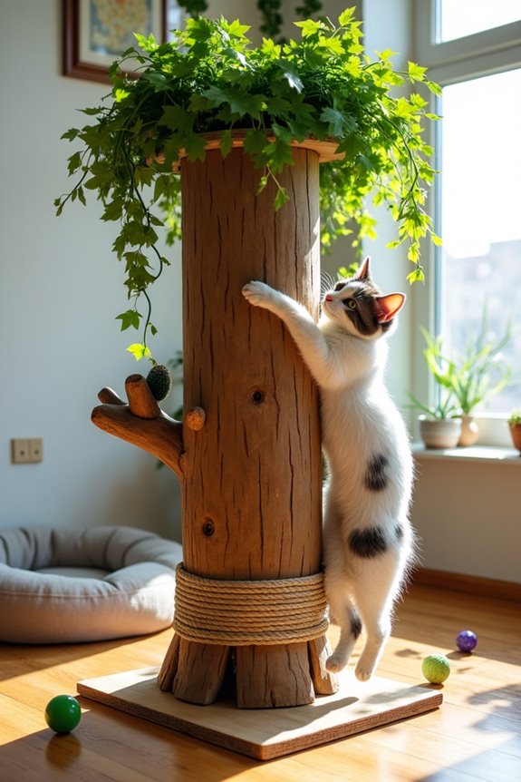 diy faux tree climber