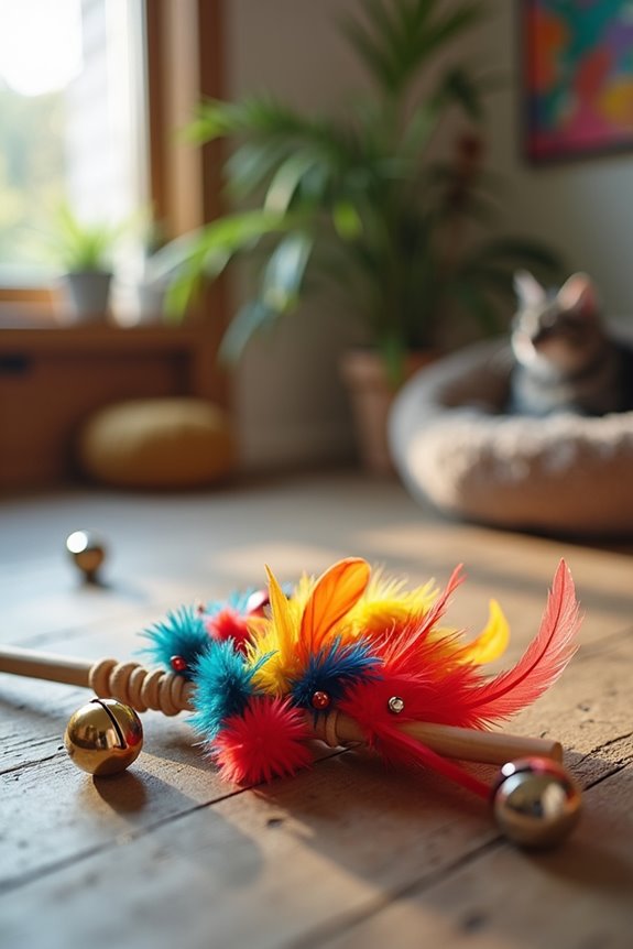 diy interactive cat toy
