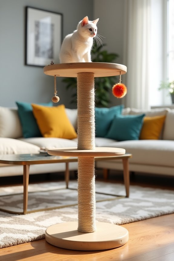 diy modern scratch post