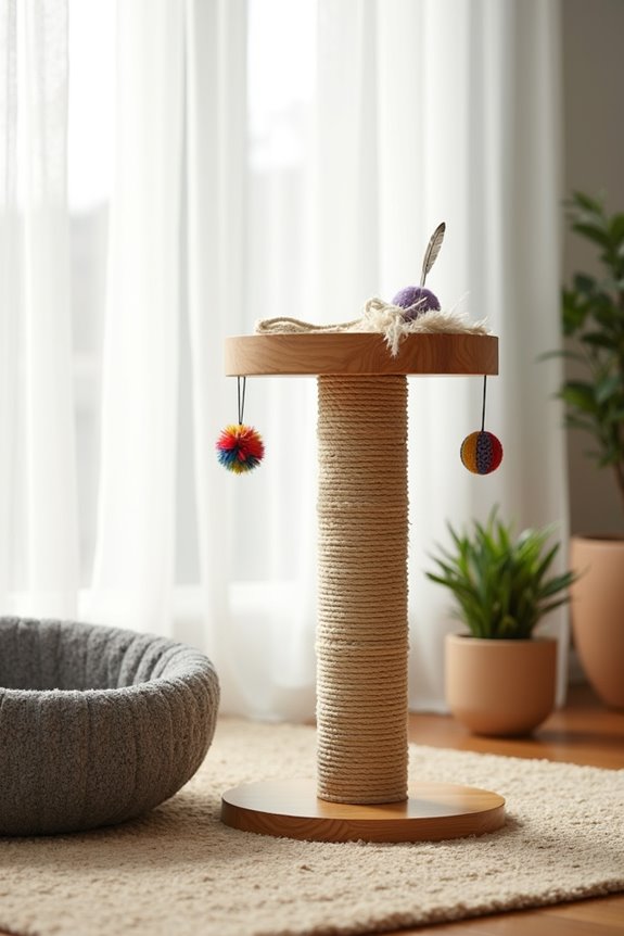diy sisal scratching post