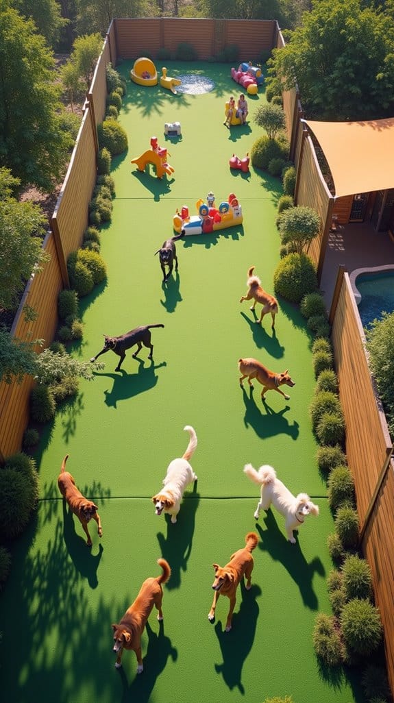 dog friendly play zones