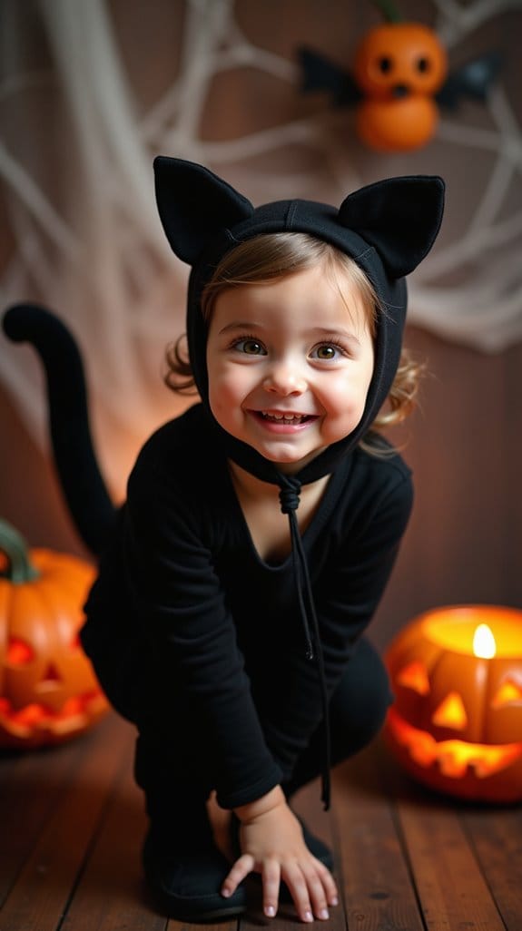 enchanting black cat costume