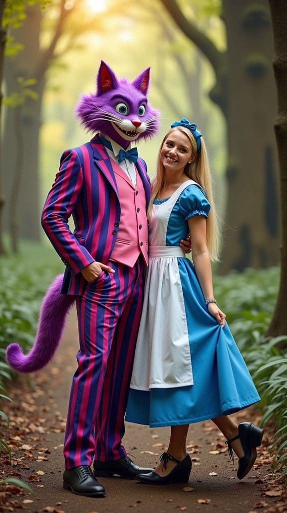 enchanting wonderland couple costume