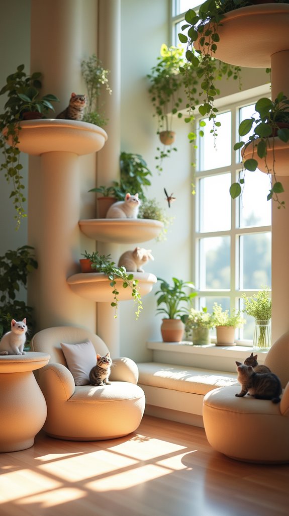 engaging cat play areas