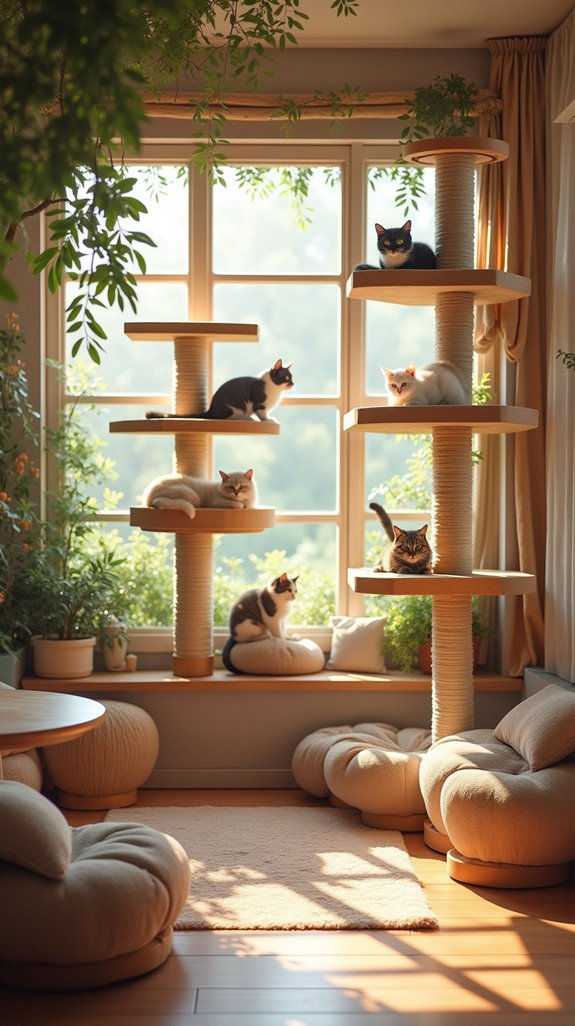 engaging feline exploration paradise