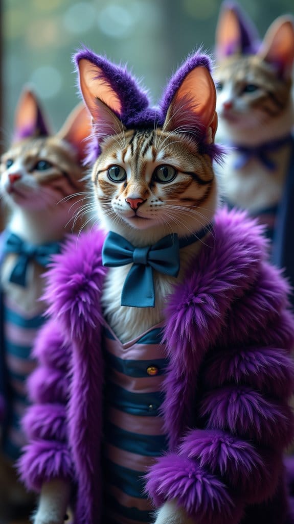 feline fashionista wonderland vibes