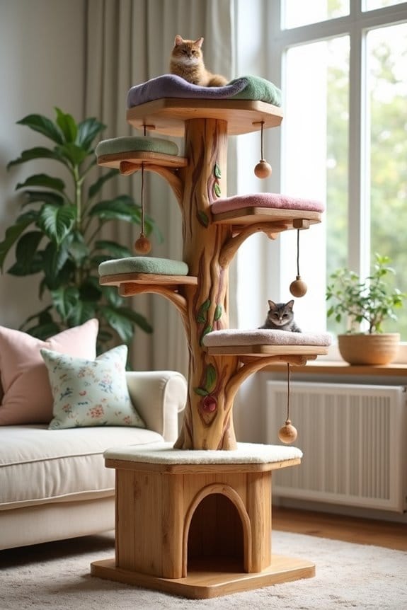 feline friendly home decor